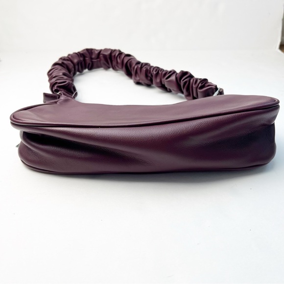 Wild Fable Ruffle Strap Shoulder Bag Burgundy - Picture 5 of 12